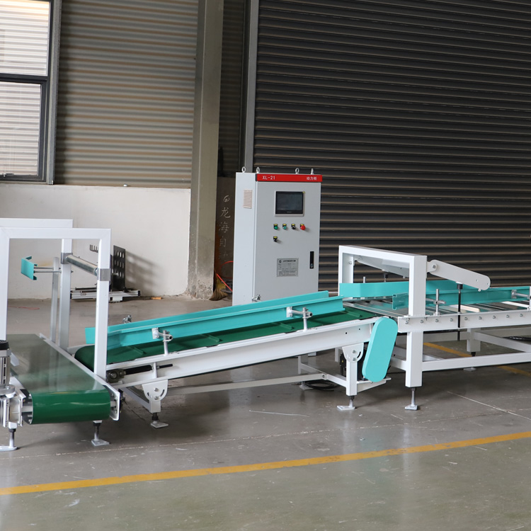 Línea de paletizado automático Long hai, paletizador de columna de caja de bolsas de cemento de 25kg y 50kg para paletizador de línea de envasado de bolsas