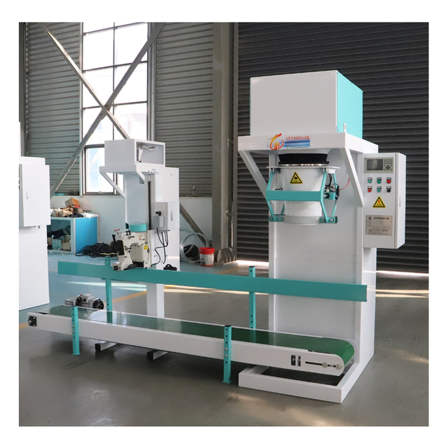 DCS-ZW-50 Máquina envasadora y llenadora automática de gránulos, pesaje, ensacado, costura y sellado