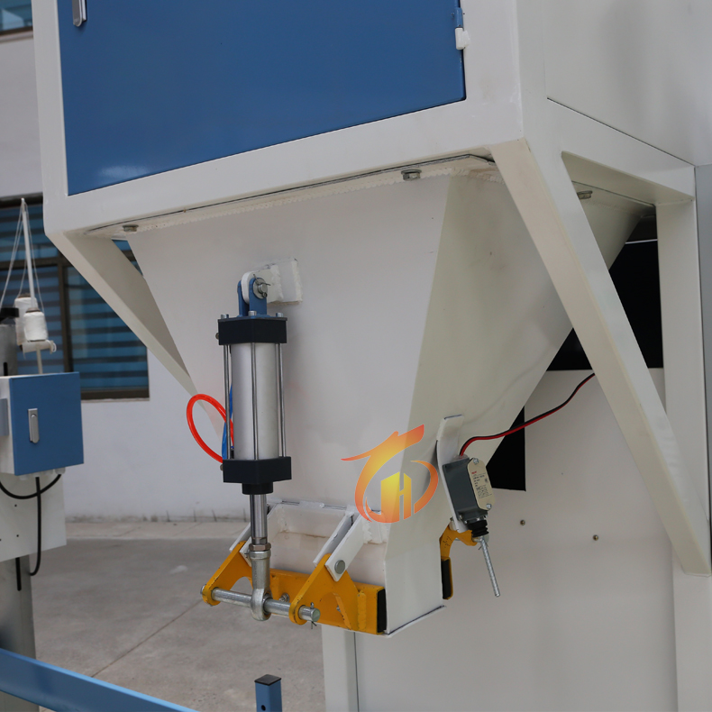 Máquina de embalaje de maíz automática de 25 kg Alta productividad Fácil operación fácil de relleno de papel de plástico Bomba de sellado PLC para alimentos