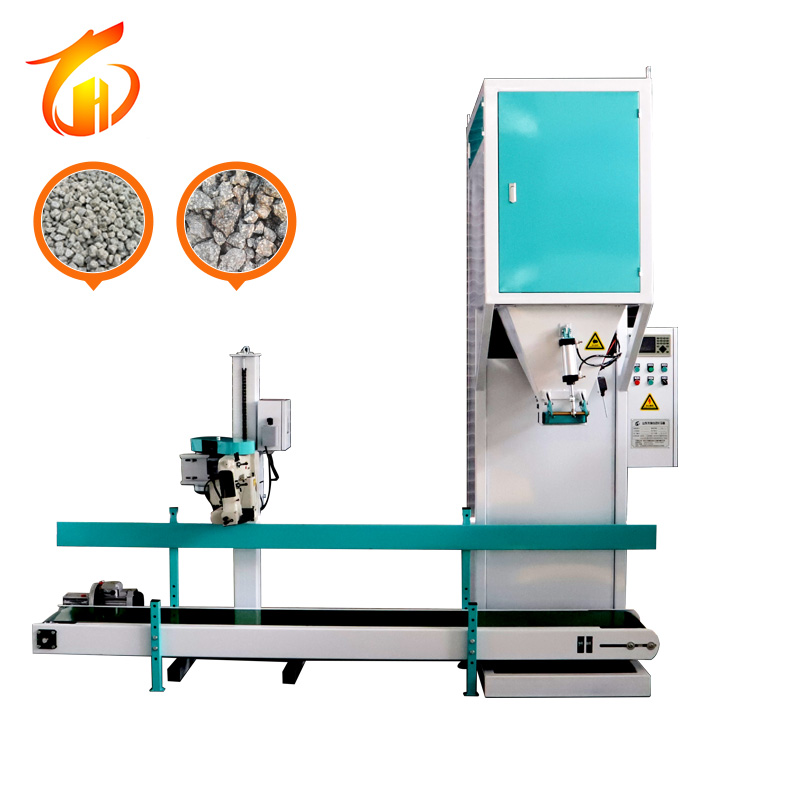 Máquina semiautomática de envasado de grano de soja de 50 kg con aplicación para envolver bolsas de bolsas de alimentos