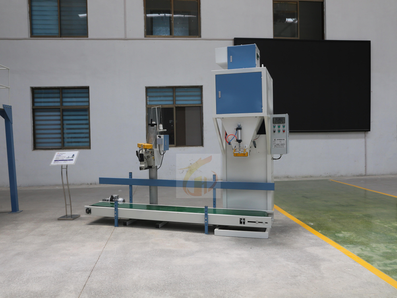Máquina de embalaje de maíz automática de 25 kg Alta productividad Fácil operación fácil de relleno de papel de plástico Bomba de sellado PLC para alimentos