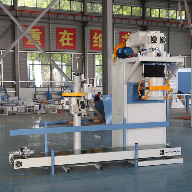 Báscula de embalaje de fertilizante orgánico, máquina automática de pesaje y embalaje de bolsillo abierto cuantitativo, 25kg