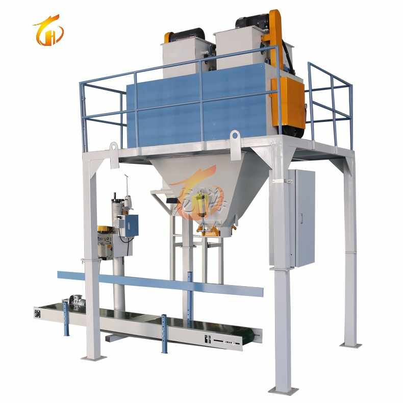 Máquina de bolsas de carbón de 30 kg fácil de operar con cinta transportadora de envoltura de relleno automatizado de servicio pesado para envases de alimentos