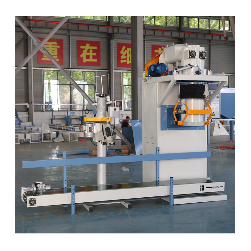 Báscula de embalaje de fertilizante orgánico, máquina automática de pesaje y embalaje de bolsillo abierto cuantitativo, 25kg