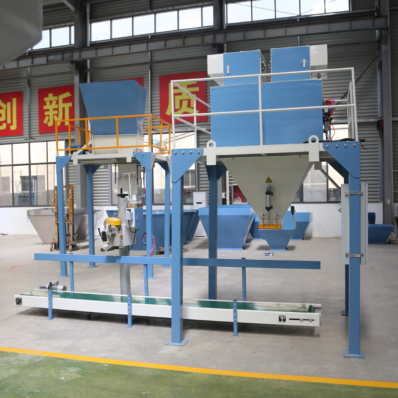 Empaquetadora de correa de precisión para materiales mixtos de 5 kg, 10 kg, 15 kg y 20 kg
